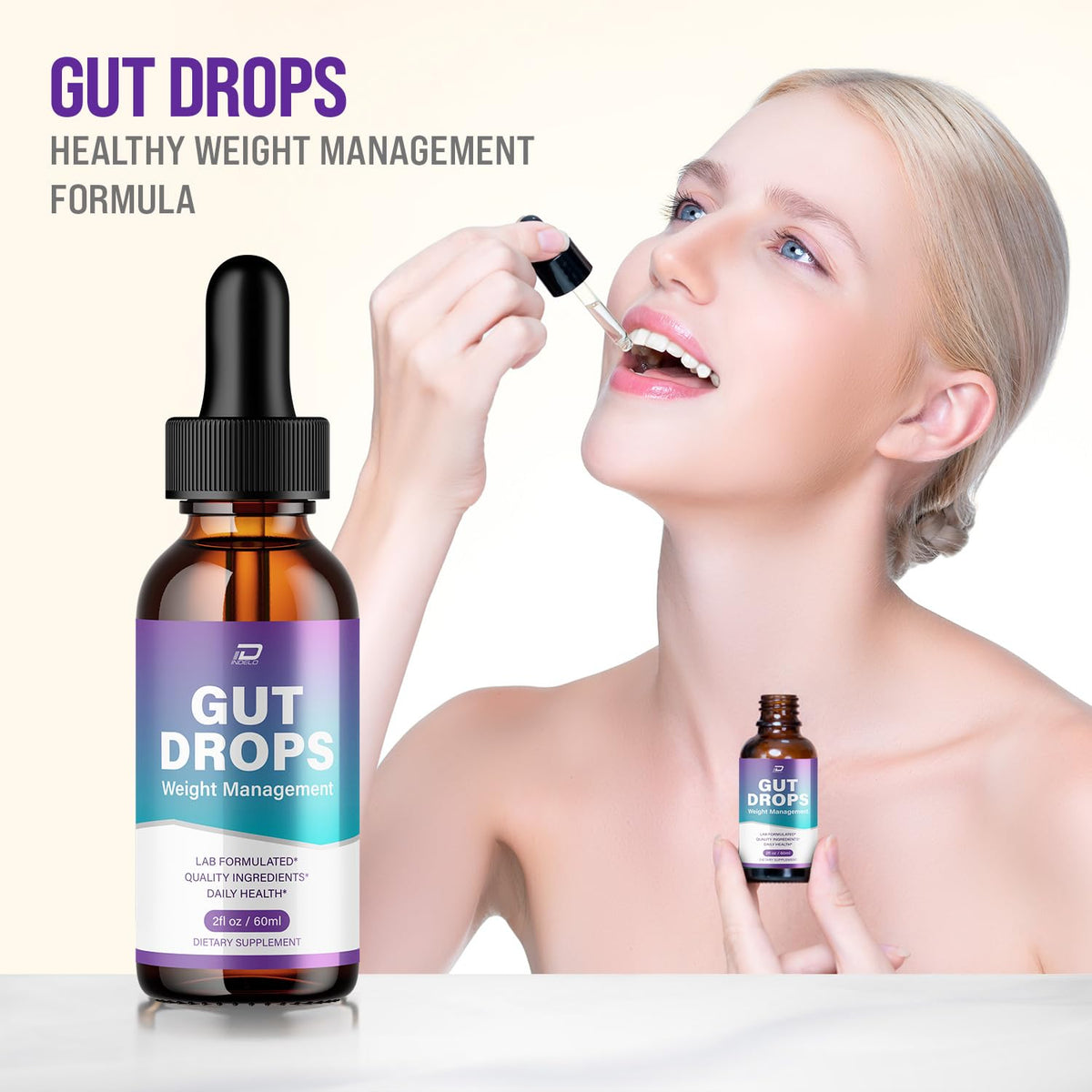 Indelo Gut Drops Healthy Formula – GutDrops All Natural Healthy Levels - Extra Strength Liquid, Reviews (1 Pack – 1 Month Supply) Indelo buy supplements Au