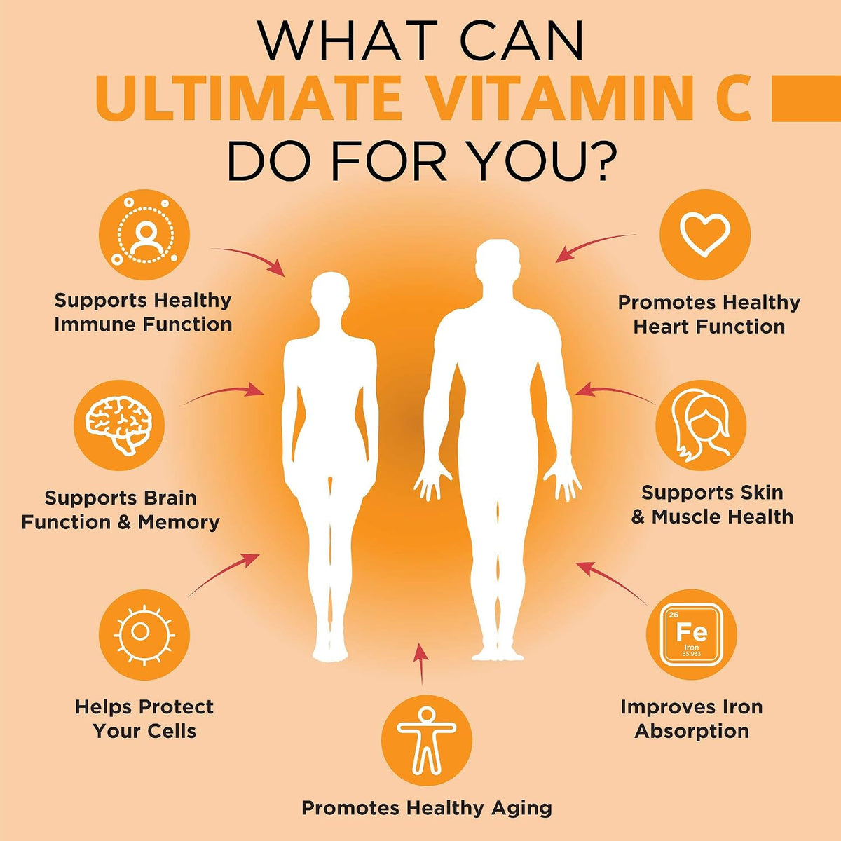 Vegan Omega 3 DHA EPA Supplement + Ultimate Vitamin C