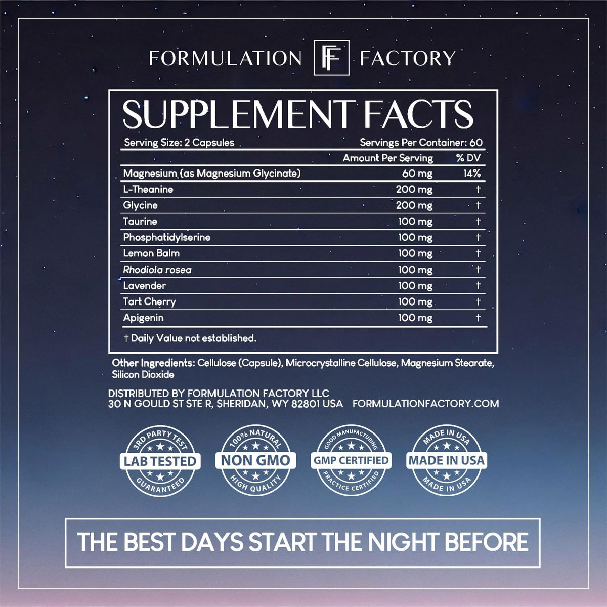 Formulation Factory Heart of Steel x The Night Before (Bundle)