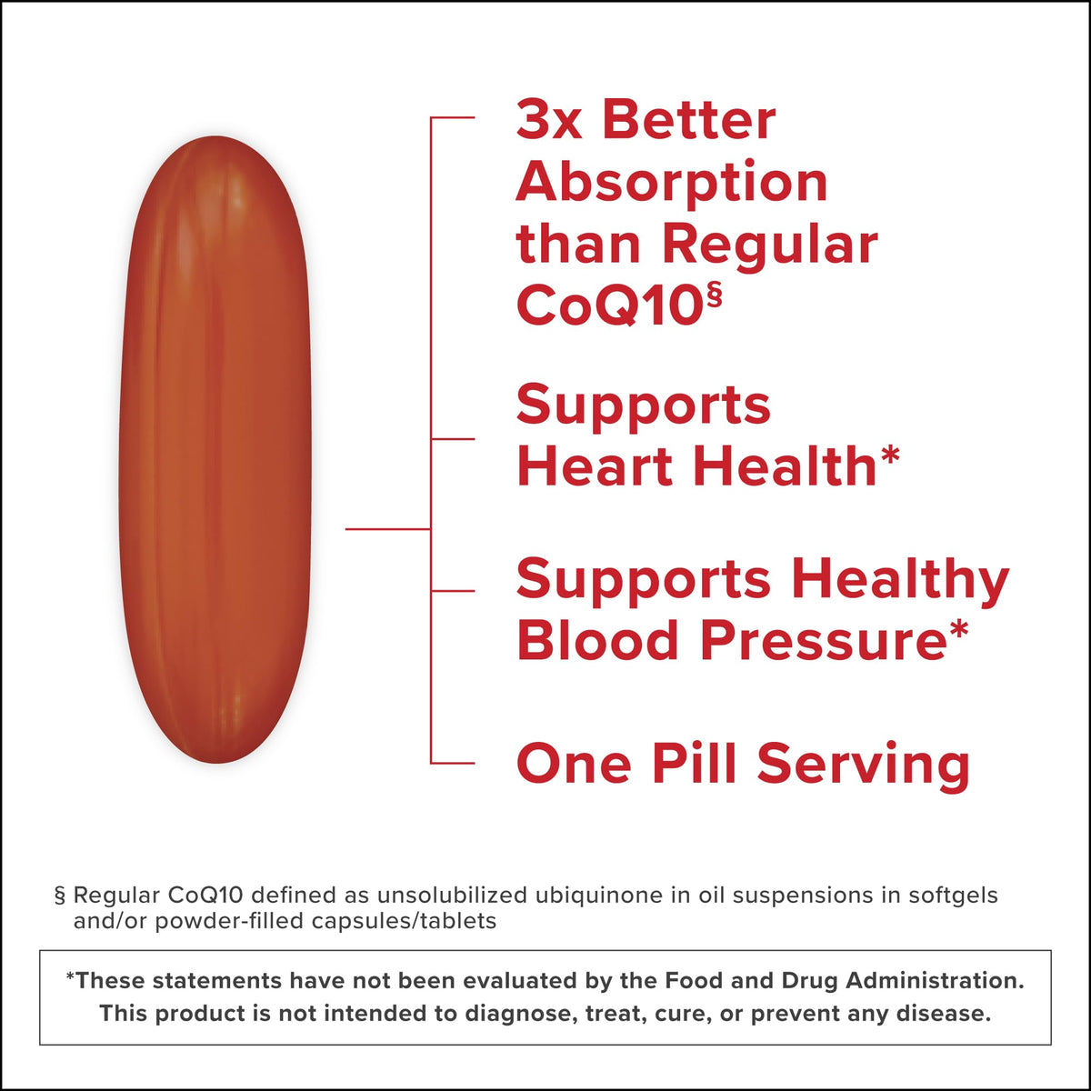 Qunol Ultra CoQ10 100mg Softgels- 3x Better Absorption, Antioxidant for Heart Health & Energy Production, Coenzyme Q10 Vitamins