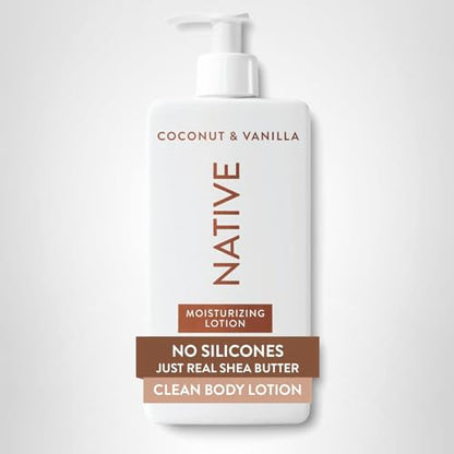 Native Body Lotion Contains Naturally Derived Plant-Based Moisturizers for Women and Men | Restores Dry Skin