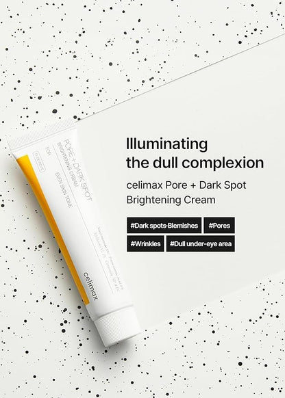 celimax Pore+Dark Spot Brightening Cream | with Niacinamide, Tranexamic Acid, TXA Cream