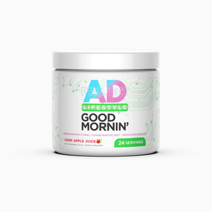 Project AD Life Good Morning Detox and Performance Drink, Naturally Flavored and Formulated with L-GLutamine, Apple Cider Vinegar,