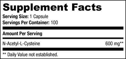 SAN N-Acetyl-L-Cysteine (NAC), Immune, Respiratory, Liver Health, NAC 600 mg, Potent antioxidant Support, Free-radicals, Easy to Absorb, 100 Capsules SAN buy supplements Au