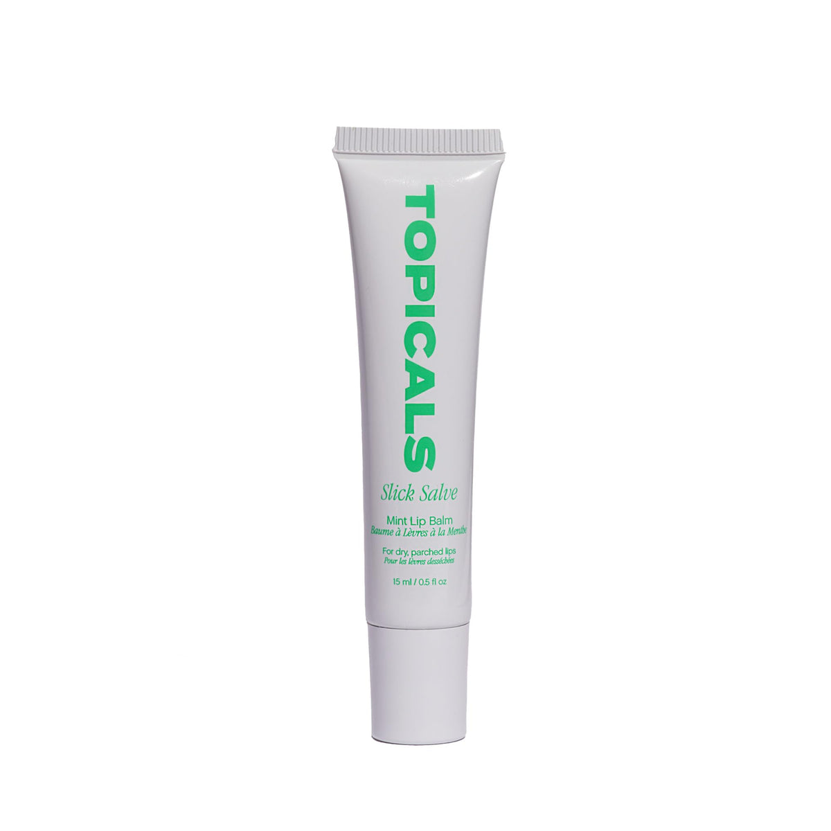Topicals Slick Salve Mint Glossy Lip Balm | Soothes Discomfort, Strengthens Barrier and Provides Lasting Hydration & Relief | Vegan, Paraben-Free Formula with Hyaluronic Acid and Ceramides (0.5 Fl Oz) TopicalsBuy Supplements Australia