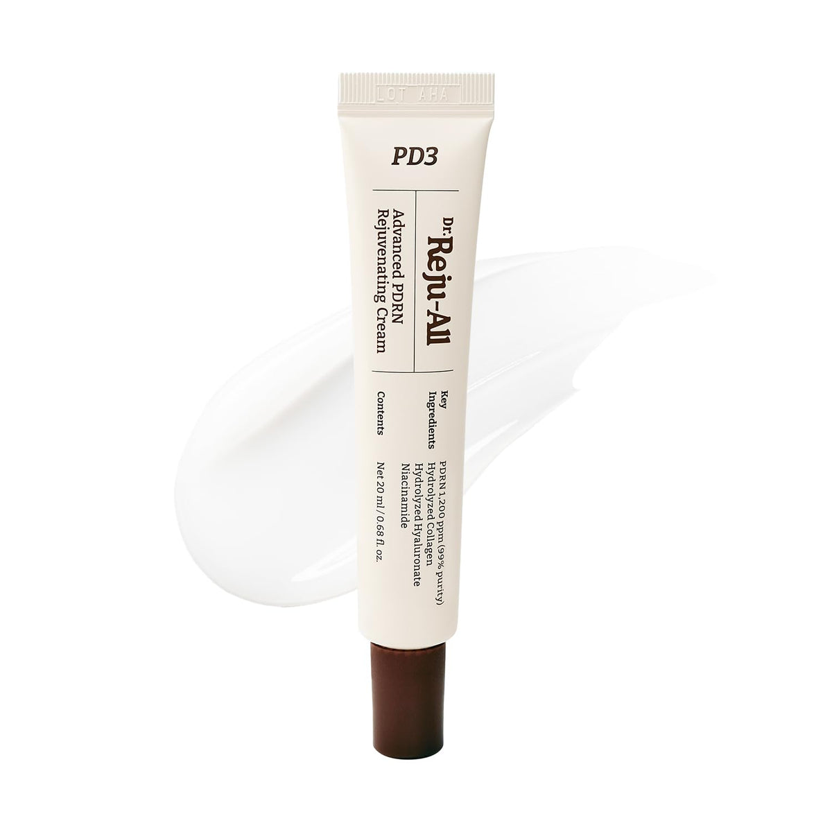 Dr. Reju-All PDRN Rejuvenating Cream – Rejuall PDRN Face Moisturizer – Optimal 1200ppm for Glass Skin & Plumping