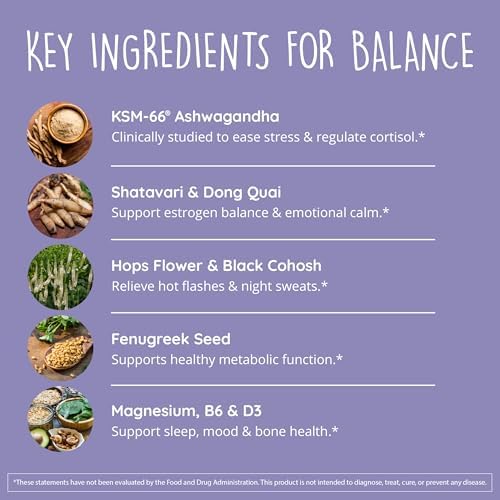 Happy Healthy Hippie PeriPeace Supplements for Women & Organic Maca Root Capsules