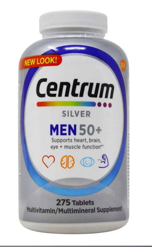 Centrum Men 50+ Multivitamin Tablet Age 50 and Older 275ct Centrum