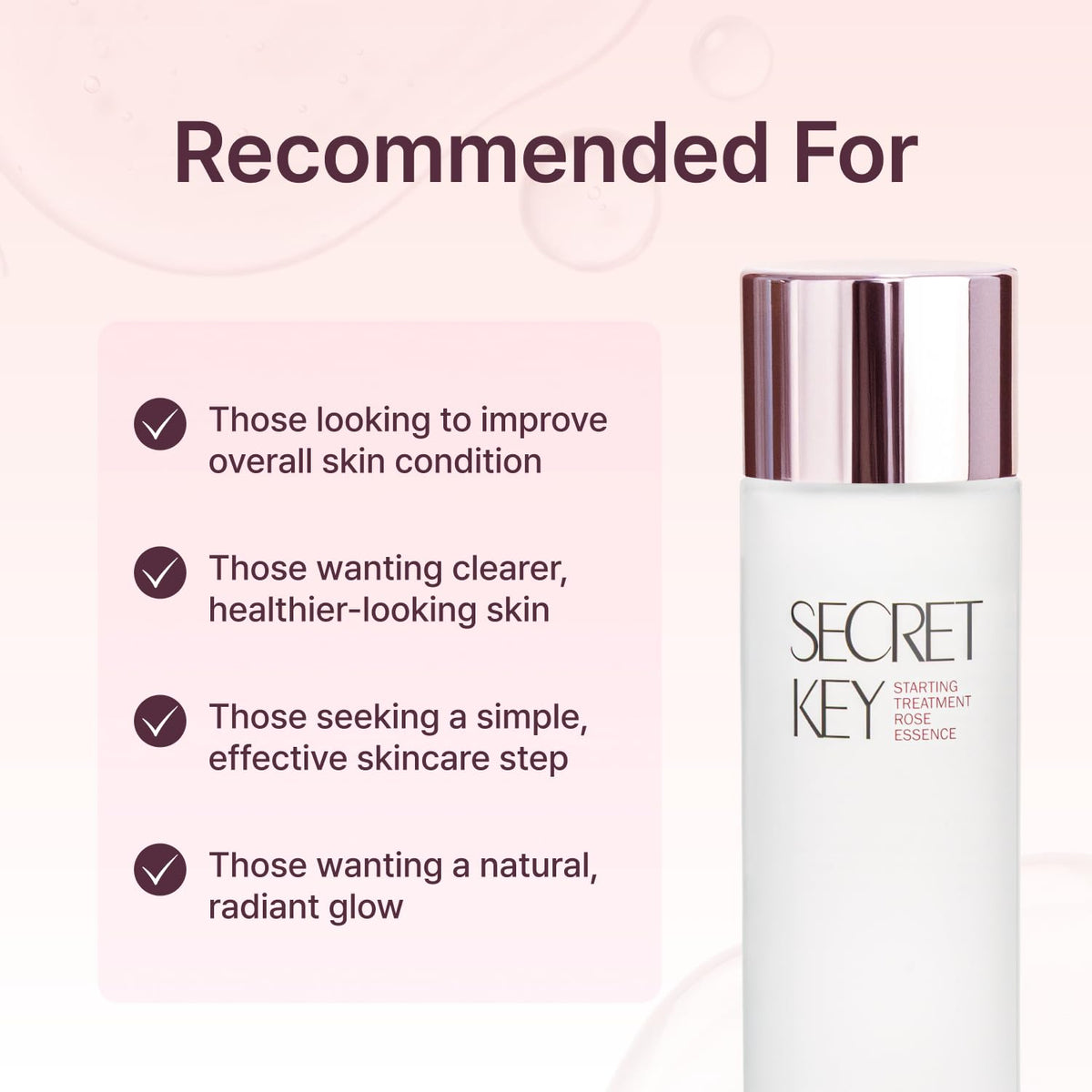 Starting Rose Galactomyces Essence Toner, Hydration & Glow (5.07 fl oz)