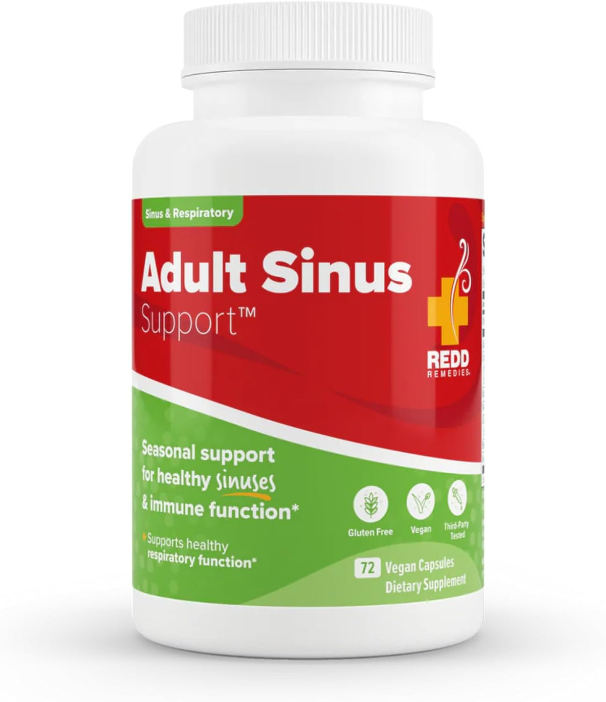 Redd Remedies Adult Sinus Support, 72 Capsules, and 120/80 Care, 60 Capsules