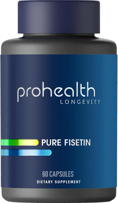 ProHealth Pure Fisetin Supplement 250mg, 60 Capsules