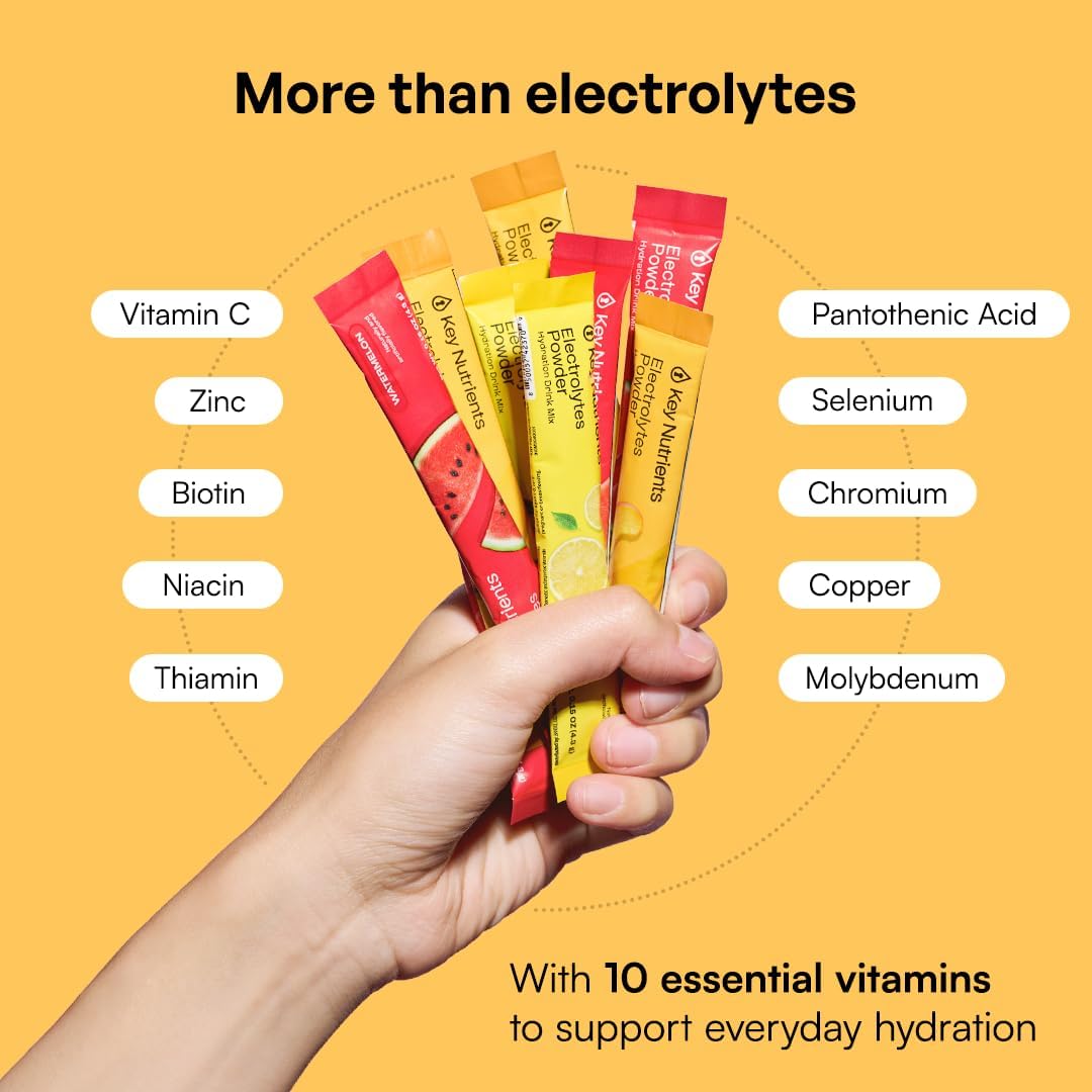 KEY NUTRIENTS Electrolytes Bundle, Watermelon 90 + Variety 20Ct
