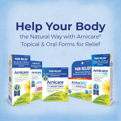 Boiron Arnicare Cream for Joint Pain, Muscle Pain, Swelling, Soreness, Stiffness, and Bruises - Fast Absorbing and Fragrance-Free - 2.5 oz BoironBuy Supplements Australia