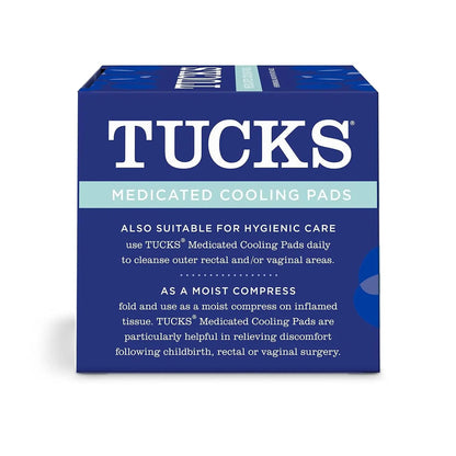 TUCKS Medicated Cooling Pads, 100 Count – Hemorrhoid Pads with Witch Hazel, Cleanses Sensitive Areas, Protects from Irritation, Hemorrhoid Treatment, Medicated Pads Used by Hospitals TUCKSBuy Supplements Australia