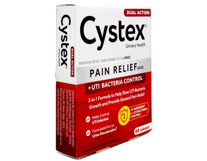 Cystex Plus Urinary Pain Relief Tablets 48 Tablets CystexBuy Supplements Australia