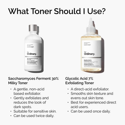 The Ordinary Glycolic Acid 7% Exfoliating Toner, Brightening and Smoothing Daily Toner