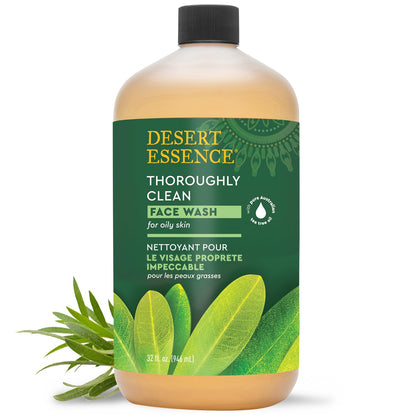 Desert Essence Thoroughly Clean Face Wash, Tea Tree Oil, 8.5 fl oz