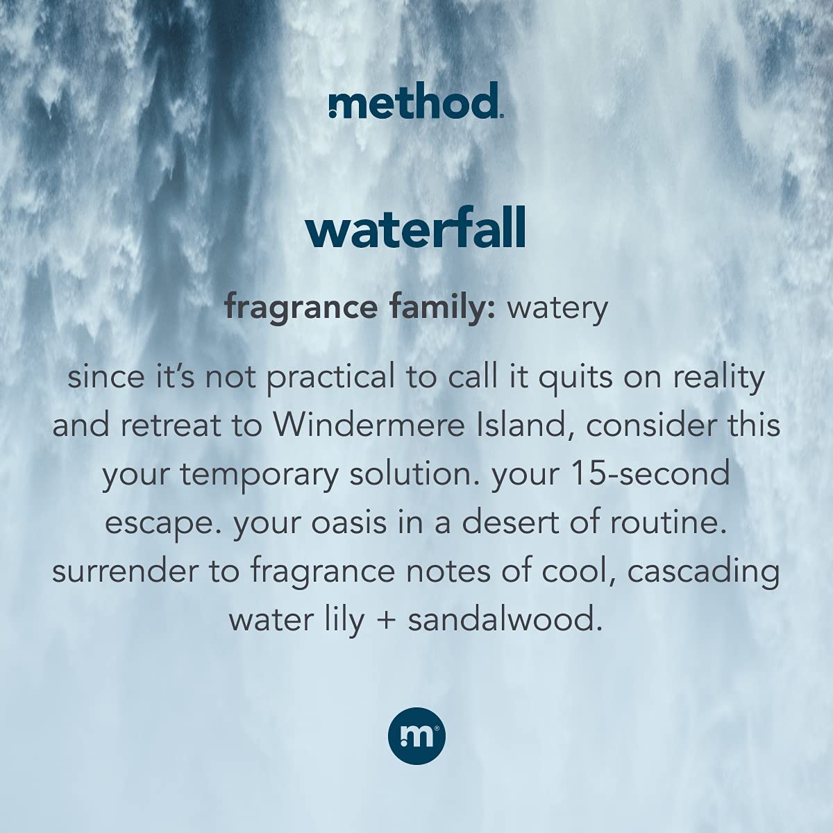 Method Foaming Hand Soap, Waterfall, Paraben and Phthalate Free, 10 Fl Oz (Pack of 1)