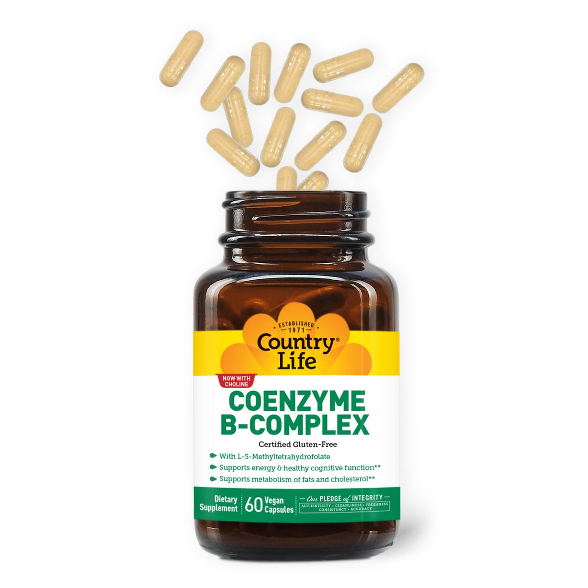 Country Life Coenzyme B-Complex, 120 Capsules