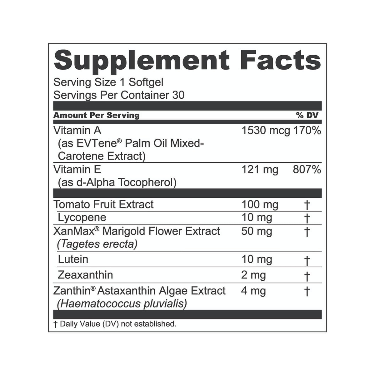 1MD Nutrition VisionMD Eye Vitamin CARMIS - Eye Supplement for Adults - with OptiLut Lutein & Zeaxanthin - Supports Vision Health Care, Everyday Eye Strain