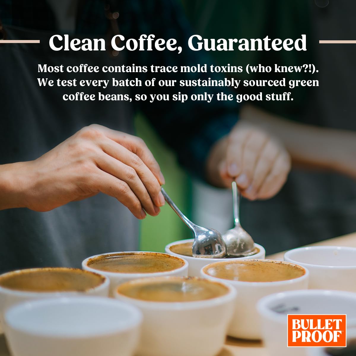 Bulletproof Original Medium Roast Ground Coffee,100% Arabica Coffee, Clean Coffee Tested for Toxins, Sustainably Sourced, 12 Ounces
