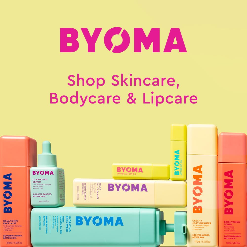 BYOMA De-Puff + Brighten Eye Gel - Lightweight Gel Eye Cream for Dark Circles, Puffiness & Wrinkles - Under Eye Cream