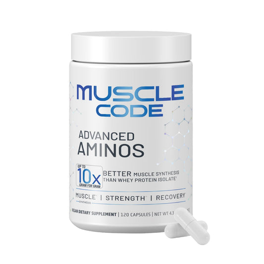 NAUTILUS Muscle Code Essential Amino Acid Capsules – Muscle Synthesis & Repair & Strength – Unflavored – 30 Servings – Clinically Studied – 0g Sugar, Keto, Vegan, Gluten Free, Dairy Free NAUTILUSBuy Supplements Australia