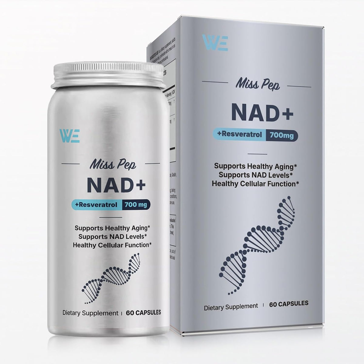 NAD Supplement for Men,Liposomal NAD+ NMN Alternative Supports Cell Health, Slows Aging, Helps Focus, and Promotes NAD+ Production - 60 Capsule