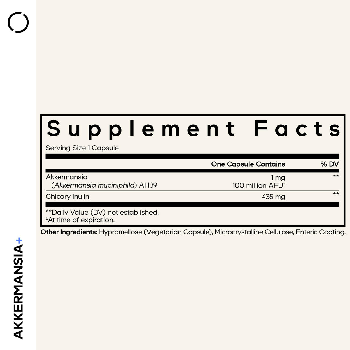 Codeage Akkermansia Muciniphila Probiotic Supplement - 3-Month Supply of Akkermansia & Chicory Inulin - Daily Synbiotic Probiotic Chicory Root - 100 Million AFUs - Gluten-Free - 90 Capsules CodeageBuy Supplements Australia
