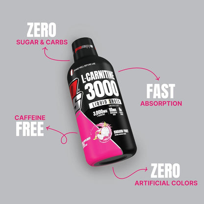 ProSupps L-Carnitine 3000 Stimulant Free Liquid Shots (Dragon Fruit) Amino23 Liquid Collagen Shots (Berry) Bundle