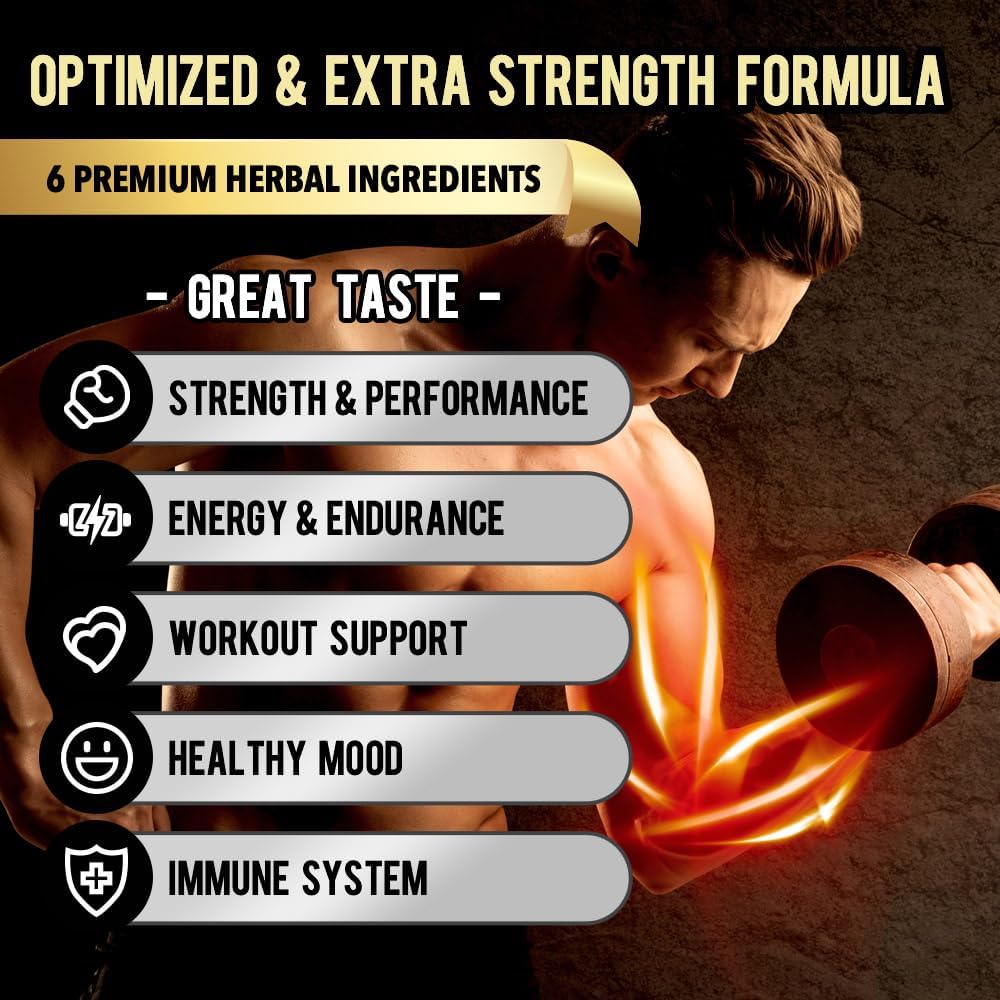 DAIKEN Family Bundle: Kids Fish Oil Omega-3 Gummies (300mg DHA/EPA + D3) & Extra Strength Maca Root Powder (6:1 Extract, Equiv. to 15,000mg Raw Maca) with L-Arginine - 30ct + 22pkts