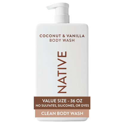 Native Sulfate Free Body Wash Contains Naturally Derived Ingredients | for Women & Men