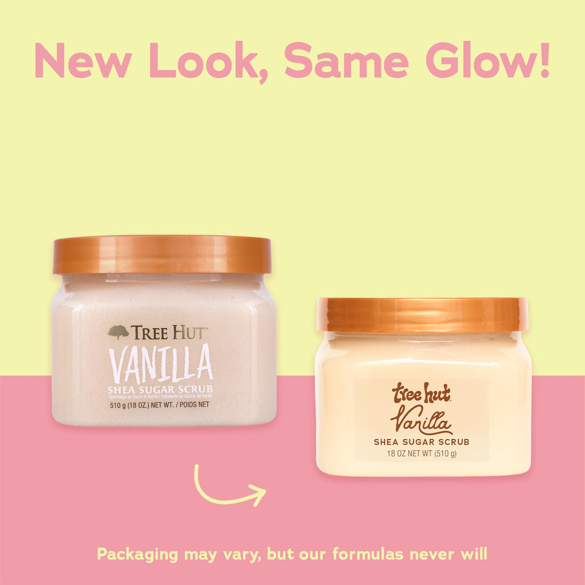 Tree Hut Vanilla Shea Sugar Scrub, Easter Gifts for Women, Exfoliating & Hydrating Body Scrub with Shea Butter & Essential Oils