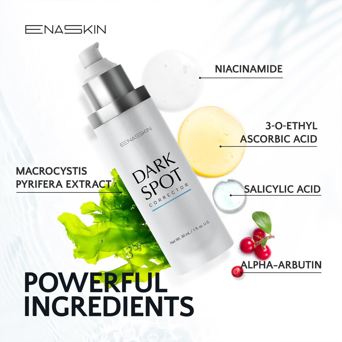 Enaskin Dark Spot Set - Serum & Soap Bars: Hyperpigmentation Body Treatment for Freckles Melasma Age Spot Sun Spot - Dark Spots Corrector Serum
