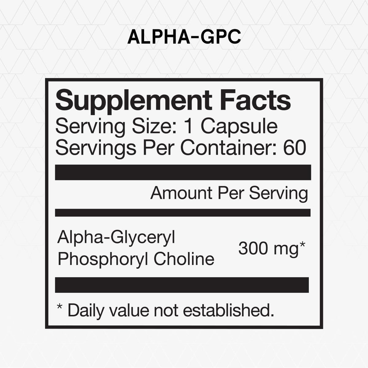 Momentous Alpha GPC Supplement - Cognitive Health & Function Support - NSF Certified for Sport - GMO- & Gluten-Free - 60 Servings