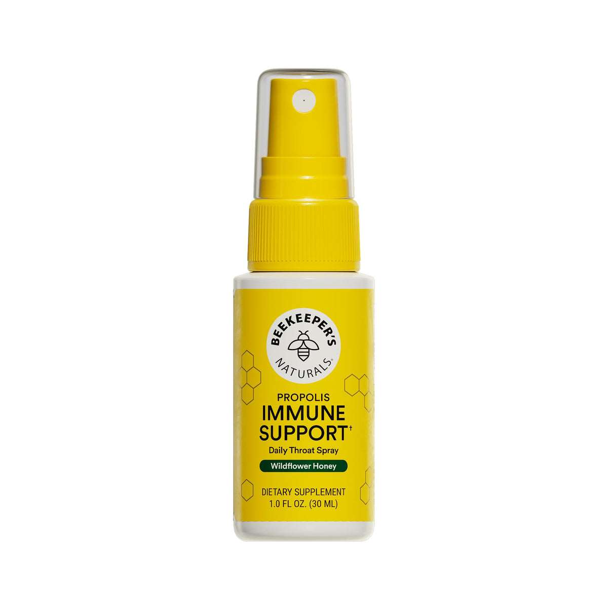Propolis Throat Spray by Beekeeper's Naturals - 95% Bee Propolis Extract, Natural Immune Support & Sore Throat Relief - Antioxidants, Keto, Paleo, Gluten-Free (1.0 oz)(Pack of 1) Beekeeper's Naturals buy supplements Au