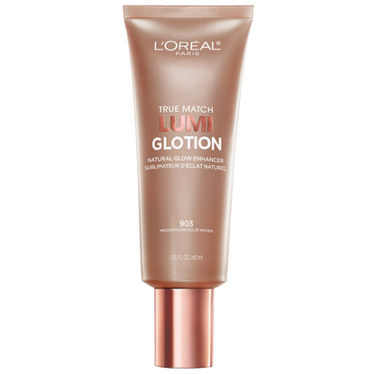 L'Oreal Paris Makeup True Match Lumi Glotion, Natural Glow Enhancer, Illuminator Highlighter, Bronzing Drops For a Sun-Kissed Glow, 903 Medium L'Oreal ParisBuy Supplements Australia