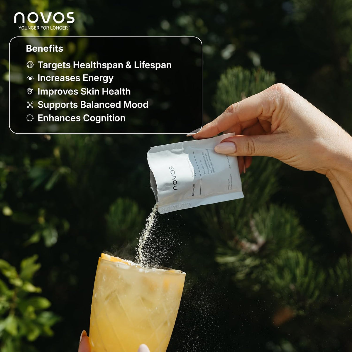 Novos Core Orange + Vital Chews + Boost NMN – Advanced Longevity System | Drink Mix, Chews & Capsules for Cellular Energy, Organ Health & DNA Support