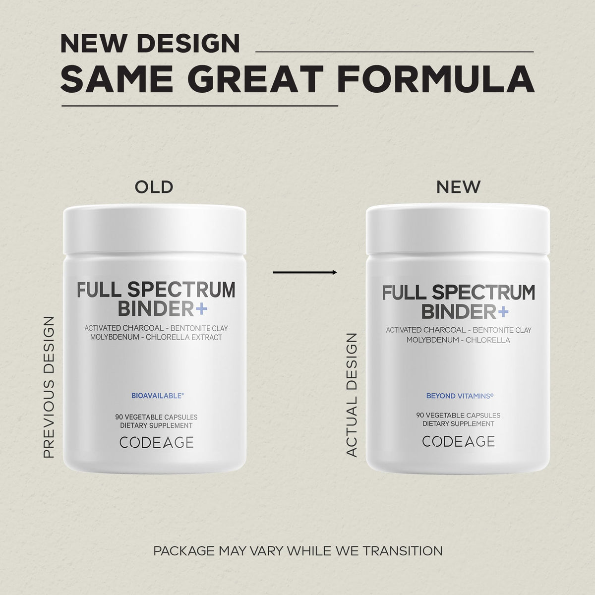 Codeage Binder + Systemic Binder Supplement - Activated Charcoal Pills, Bentonite Clay Mineral Powder, Fulvic & Humic Acids, Molybdenum, Carbon Forms - 90 Capsules CodeageBuy Supplements Australia