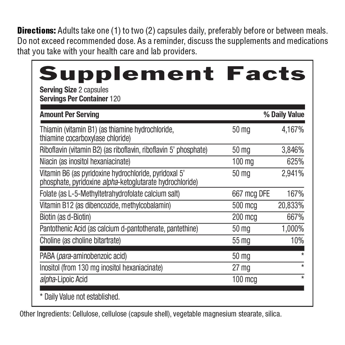 Country Life Coenzyme B-Complex, 120 Capsules