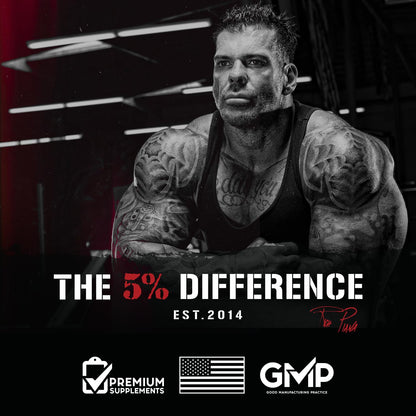 5% Nutrition Rich Piana Probio-75 Billion CFUs | Vegan, 14 Unique Strains