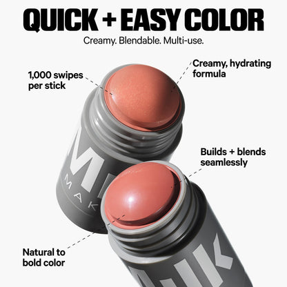 Milk Makeup Lip + Cheek Stick – Buildable Cream Blush + Lip Color w/Hydrating Mango Butter + Avocado Oil for a Natural Flush – Long-Lasting, Multiuse, Vegan Formula – Werk (Dusty Rose), 0.21 oz Milk MakeupBuy Supplements Australia