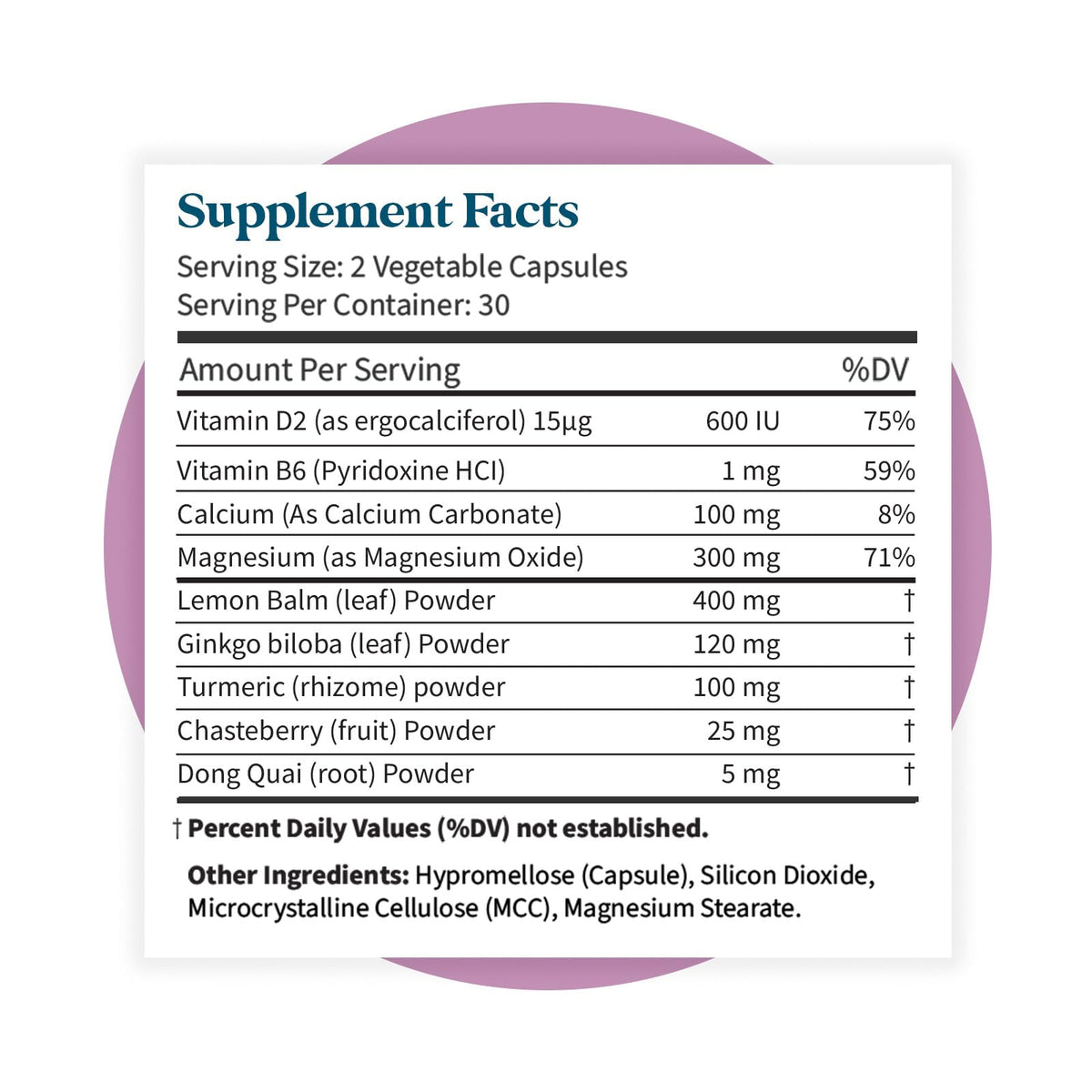 Pattern Wellness PMS Complex – Monthly Cycle Wellness Support – with Vitamin B6, Magnesium & Herbal Extracts – 60 Vegan Capsules Pattern WellnessBuy Supplements Australia