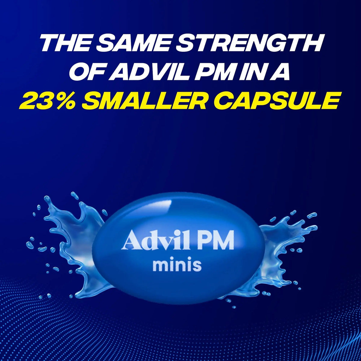 Advil PM Liqui-Gels Minis, 80 Liquid Filled Capsules AdvilBuy Supplements Australia