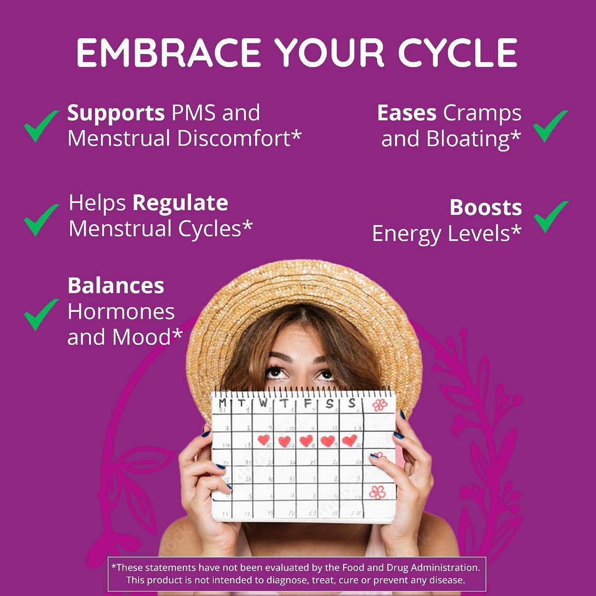 Happy Healthy Hippie Vegan Collagen Builder w/Hyaluronic Acid & Go with The Flow Hormone Balance for Women