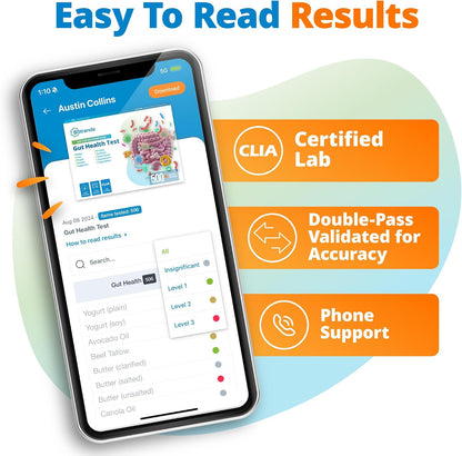5Strands Gut Health Test Analyzing Reaction to 500 Items