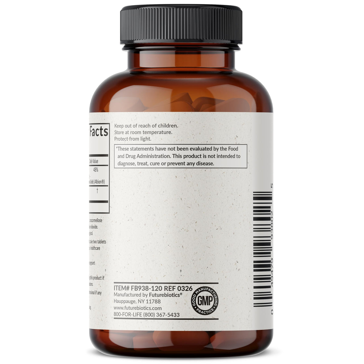 Futurebiotics Magnesium Glycinate + Ashwagandha, 60 Tablets | 2-in-1 Stress & Mood Support, High Absorption, Gentle On The Stomach, Non-GMO, Gluten Free, Soy Free