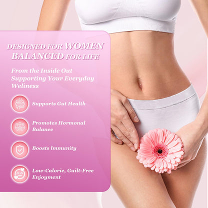 DYALE Her Juicy Feminine Probiotics Gummies for Women | Pineapple Flavor | Supports pH Balance, Gut Health & Immune System | with Slippery Elm, Prebiotics & Lactobacillus Blend | 60 Gummies (2pcs) Dyale buy supplements Au