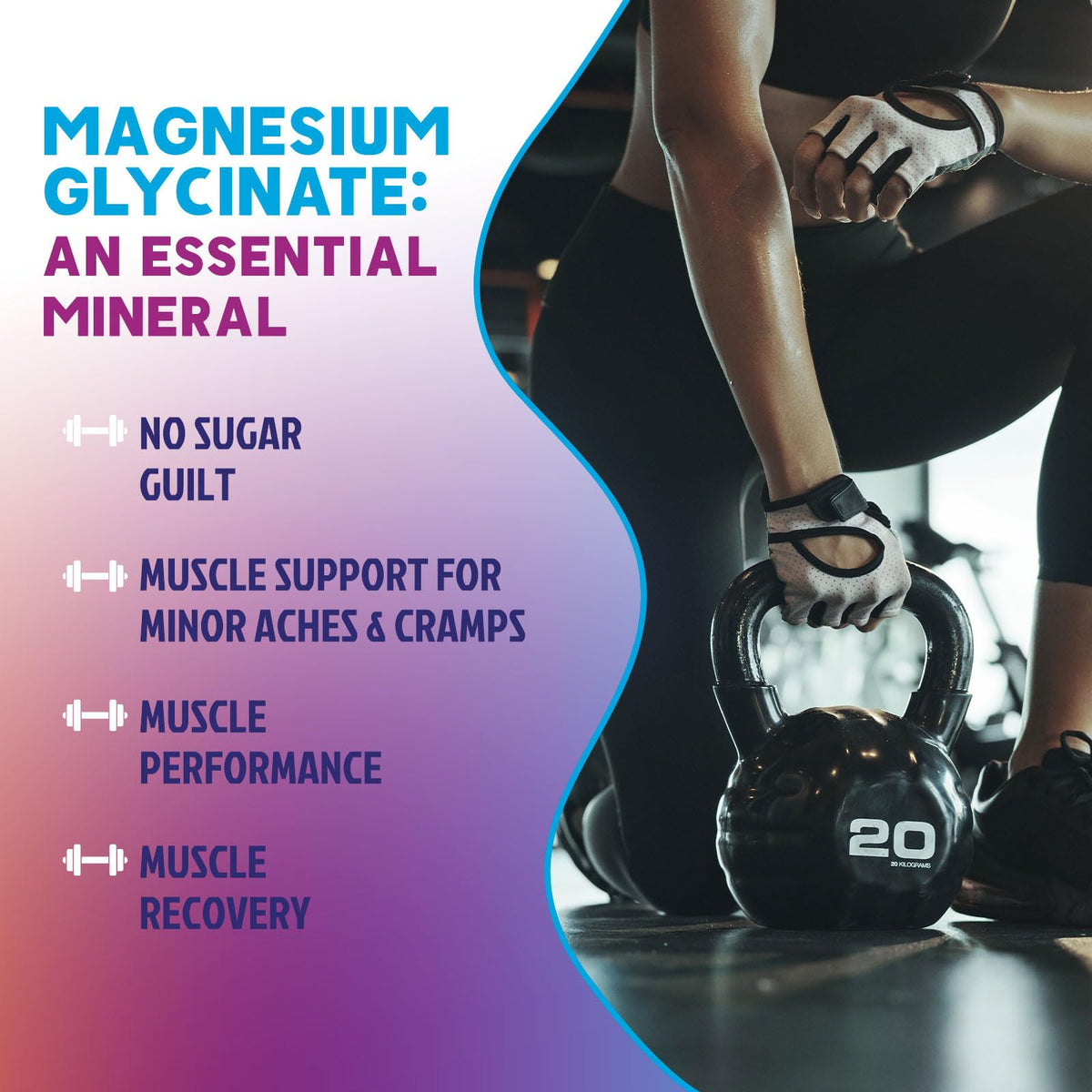 Magnesium Glycinate Gummies - Sugar Free - 100% Chelated Magnesium Gummy Supplement for Max Absorption - for Sleep Support & Heart, Muscle & Bone Health - Gentle on Stomach, Grape Flavor - 60 Gummies Nature's PeakBuy Supplements Australia