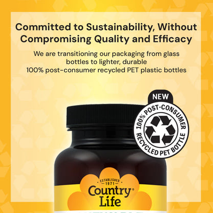 Country Life Chelated Magnesium 250 mg, 240 Tablets